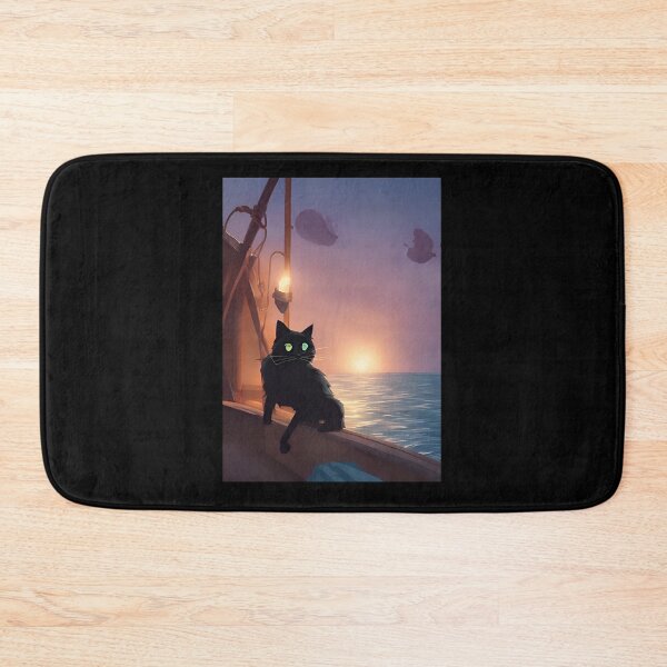 Item preview, Cat Sunshine Ship Art Print  designed and sold by Headricker.