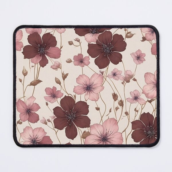 Item preview, watercolor flowers chocolate cosmos designed and sold by ohmdesignart.