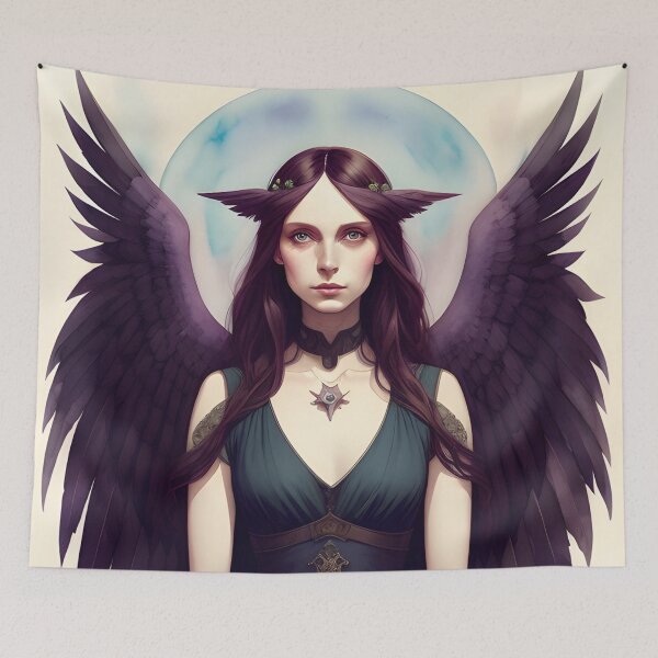 Item preview, Solemn Dark Angel of the Occult designed and sold by Erika V..