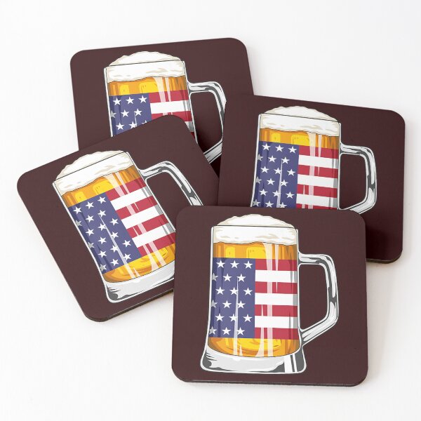 Item preview, Patriotic Beer Mug American 4th of July Beer American Flag 	 	 designed and sold by ngntongyxiy29.