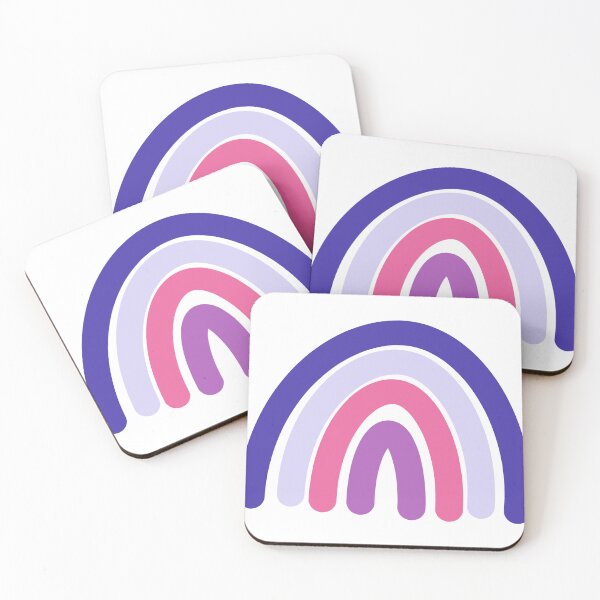Item preview, Blue, Purple, Pink Rainbow sticker designed and sold by Keeley Curtis-Verdeja.