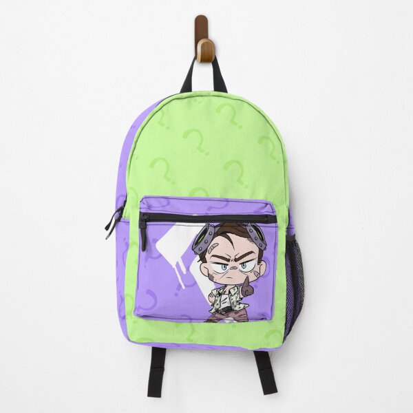 Item preview, arkham knight riddler backpack designed and sold by RainfallinVoid.