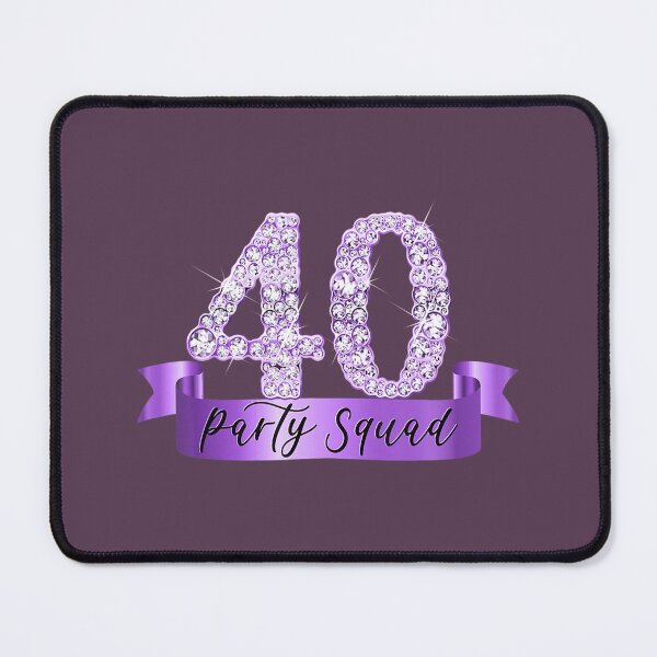 Item preview, 40th Birthday Party Squad I Purple Group Photo Decor Outfit designed and sold by rjiduehzmy5.