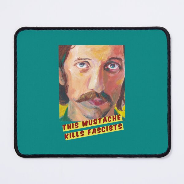 Item preview, Eugene Hutz from Gogol Bordello  This mustache kills fascists    designed and sold by onpulver.