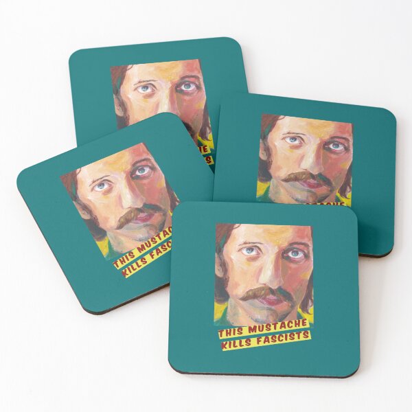 Item preview, Eugene Hutz from Gogol Bordello  This mustache kills fascists    designed and sold by onpulver.