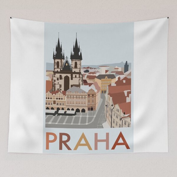 Item preview, Prague Cityscape designed and sold by bennetsilas.