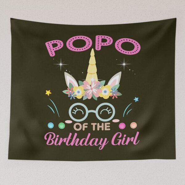 Item preview, Popo Of The Birthday 	 Flower Unicorn Mothers Day 	 	 designed and sold by yrdtlzswciy11.