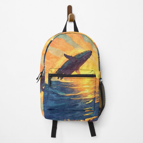 Item preview, Whales soar, skies witness wonder. designed and sold by Era-of-Traveler.