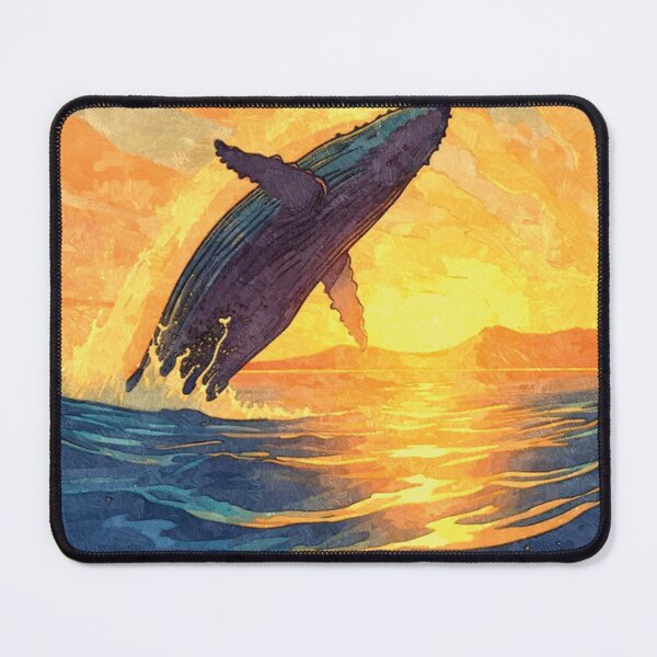 Item preview, Whales soar, skies witness wonder. designed and sold by Era-of-Traveler.