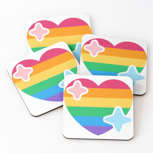 Item preview, Sparkling Rainbow Heart designed and sold by Geckoco.