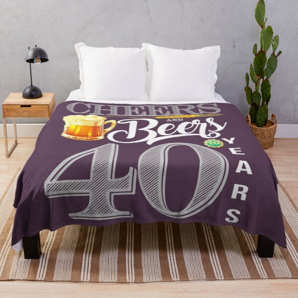 Item preview, 40th Birthday 	 Cheers And Beers To 40 Years 	 	 designed and sold by rjiduehzmy5.
