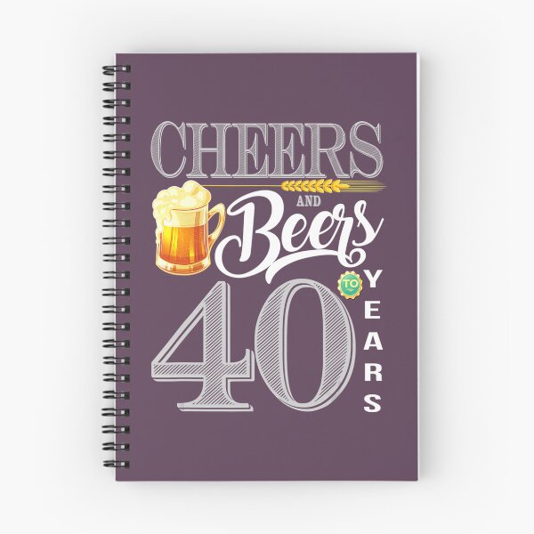 Item preview, 40th Birthday 	 Cheers And Beers To 40 Years 	 	 designed and sold by rjiduehzmy5.