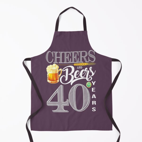 Item preview, 40th Birthday 	 Cheers And Beers To 40 Years 	 	 designed and sold by rjiduehzmy5.
