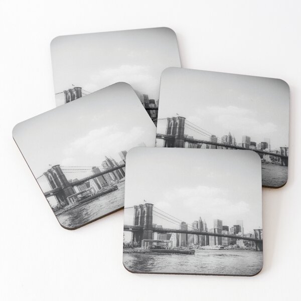 Item preview, Long Island, Brooklyn, Black and White. designed and sold by VRMediaDecor.