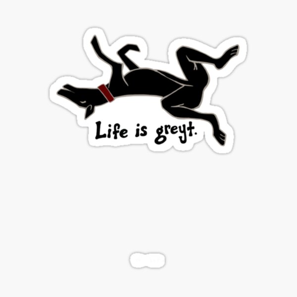 Item preview, of Life is greyt (black) Relaxed Fit   designed and sold by BritneySpearsa.