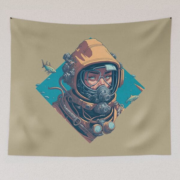 Item preview, Yellow diving suit designed and sold by feferreira.