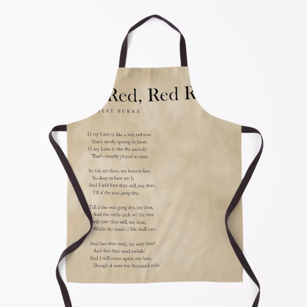 Item preview, A Red, Red Rose - Robert Burns Poem - Literature - Typewriter Print 2 - Vintage designed and sold by Studio Grafiikka.