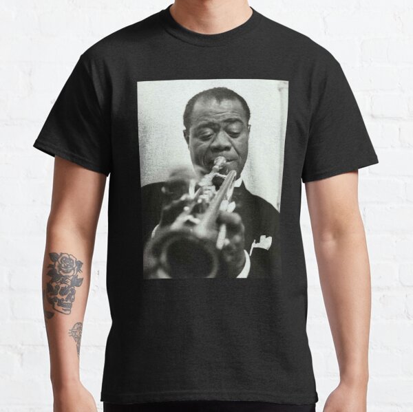 Louis Armstrong Jazz Great T-Shirt sports fan t-shirts boys white t shirts  mens clothing