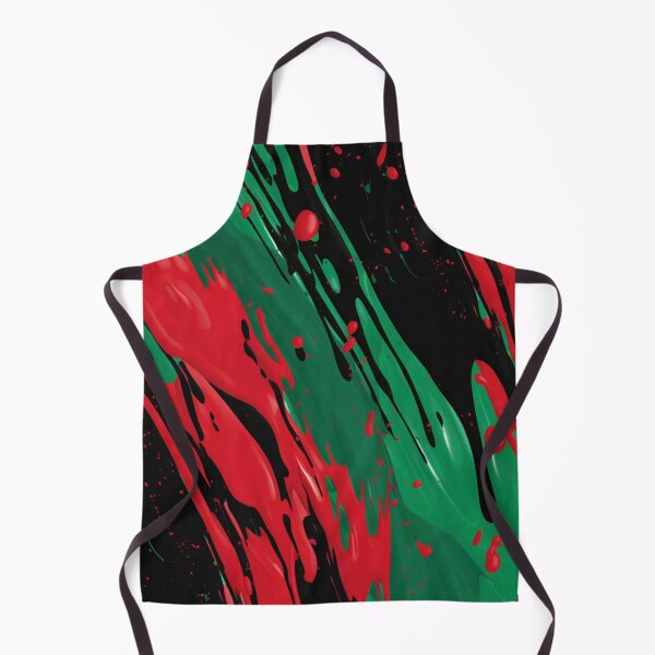 Aperçu de l'œuvre Motif de peinture rouge/noir/vert créée et vendue par AWSai-4.