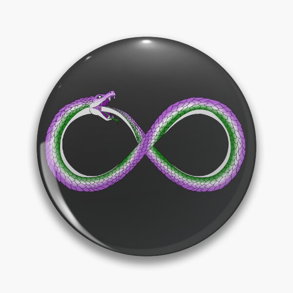 Item preview, Genderqueer Pride Serpent designed and sold by marsthefool.