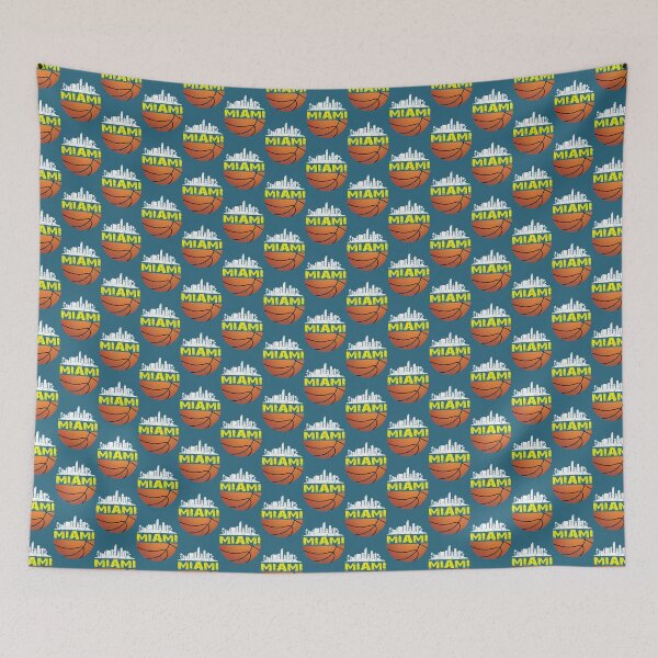 Item preview, Miami Florida Cityscape 80_s Basketball Retro  designed and sold by liliishida.