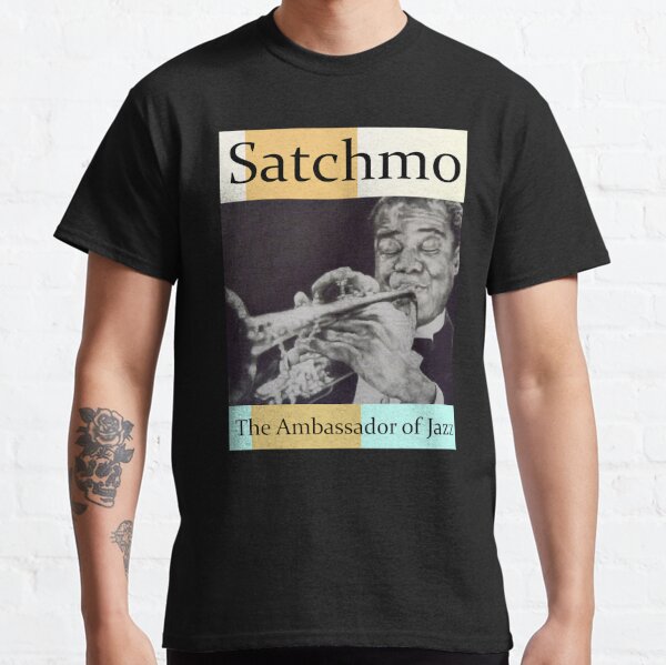 Louis Armstrong original t shirt by Woodclang designed & sold by Printerval