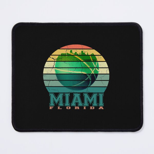 Item preview, Vintage Miami Florida Cityscape Retro Basketball designed and sold by liliishida.