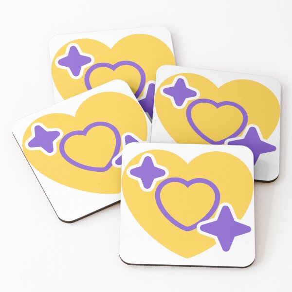 Item preview, Sparkling Purple in Yellow Heart designed and sold by Geckoco.
