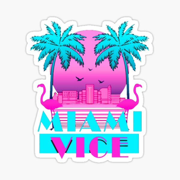 Tyler Herro - Miami Vice City Sticker for Sale by sportsign