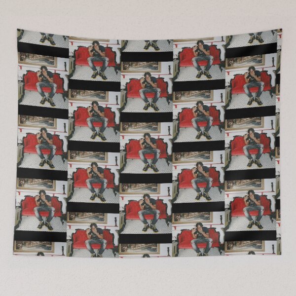Item preview, sleepy hallow on red couch designed and sold by BettinasBestia.
