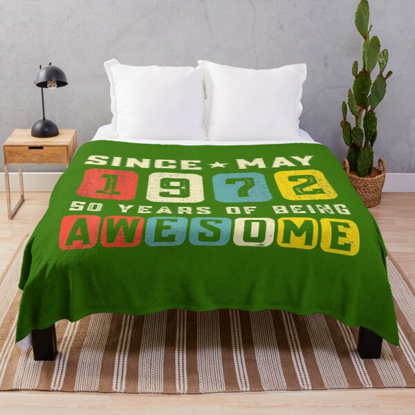 Item preview, 50th Birthday Awesome Since May 1972 Vintage 	 	 designed and sold by vqnattpyc90.