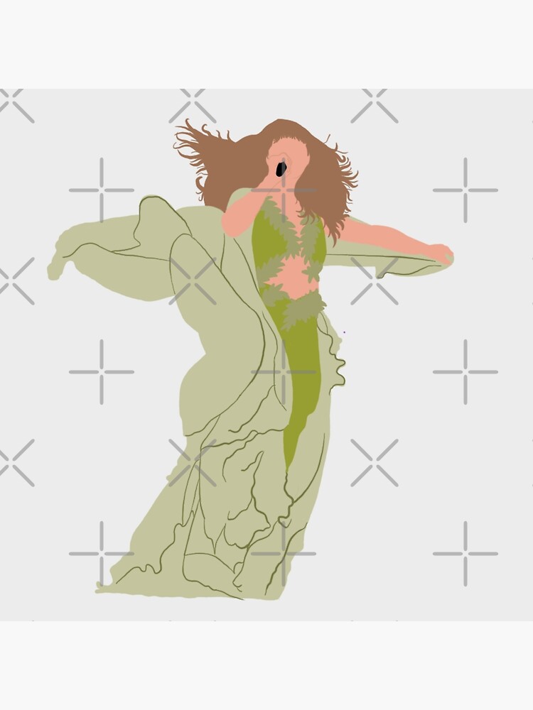 green folklore dress eras tour spin" Art Board Print for Sale by nerfie |  Redbubble