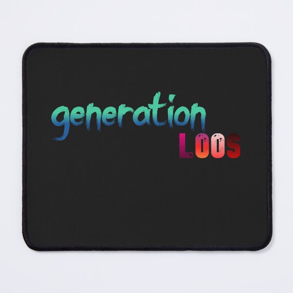 Item preview, generation loss, letters designed and sold by CraktmanShop.