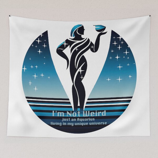 Item preview, Design for Aquarius with Funny Quotation_1 designed and sold by thematics.