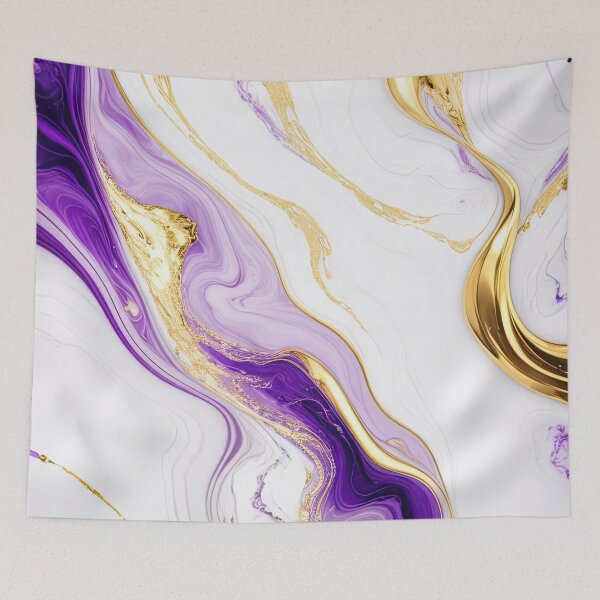 Item preview, Amethyst gold marble designed and sold by fleurdesignart.