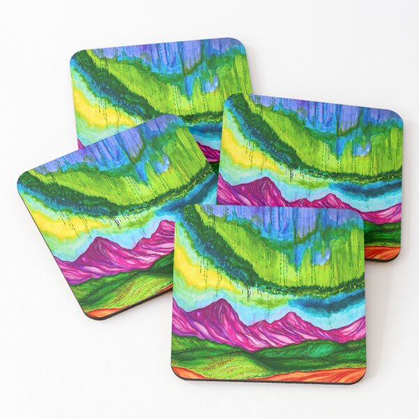 Item preview, Purple Lines on the Mountains designed and sold by ArtWrecka.