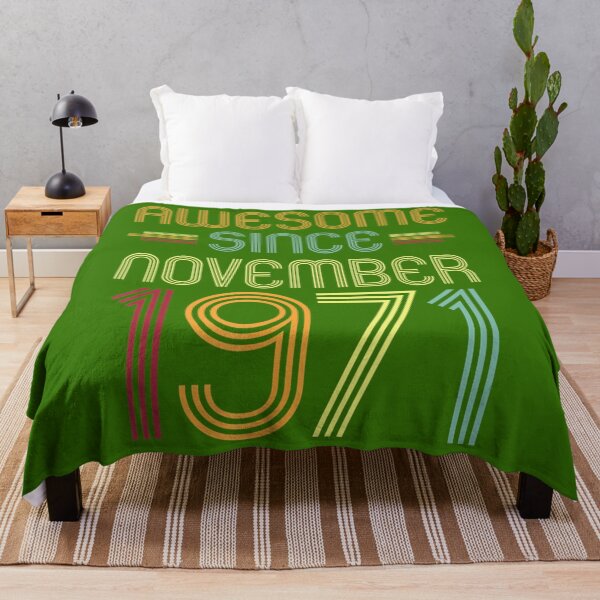 Item preview, 50th Birthday Awesome Since November 1971 50 Years Old designed and sold by vqnattpyc90.