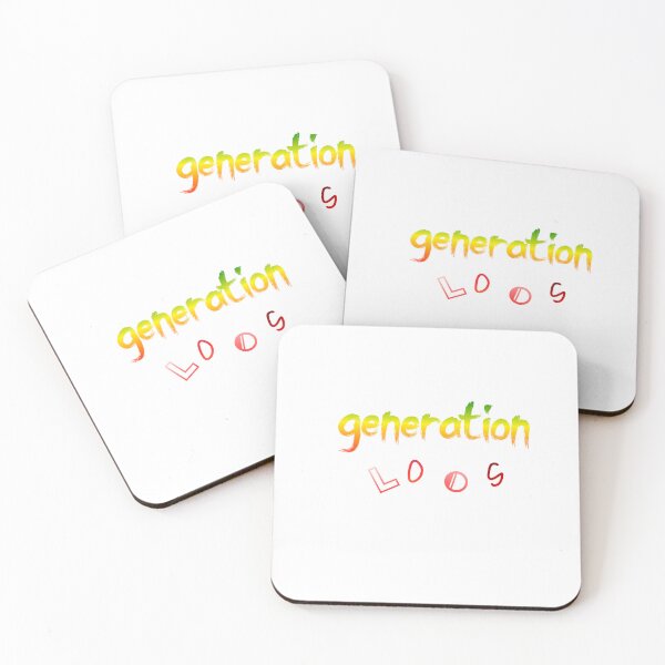 Item preview, generation loss, letters  designed and sold by CraktmanShop.