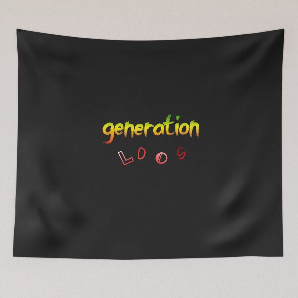 Item preview, generation loss, letters  designed and sold by CraktmanShop.