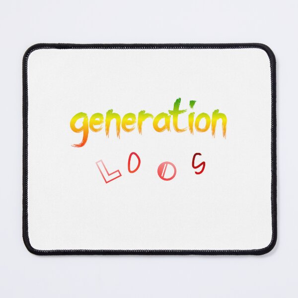 Item preview, generation loss, letters  designed and sold by CraktmanShop.