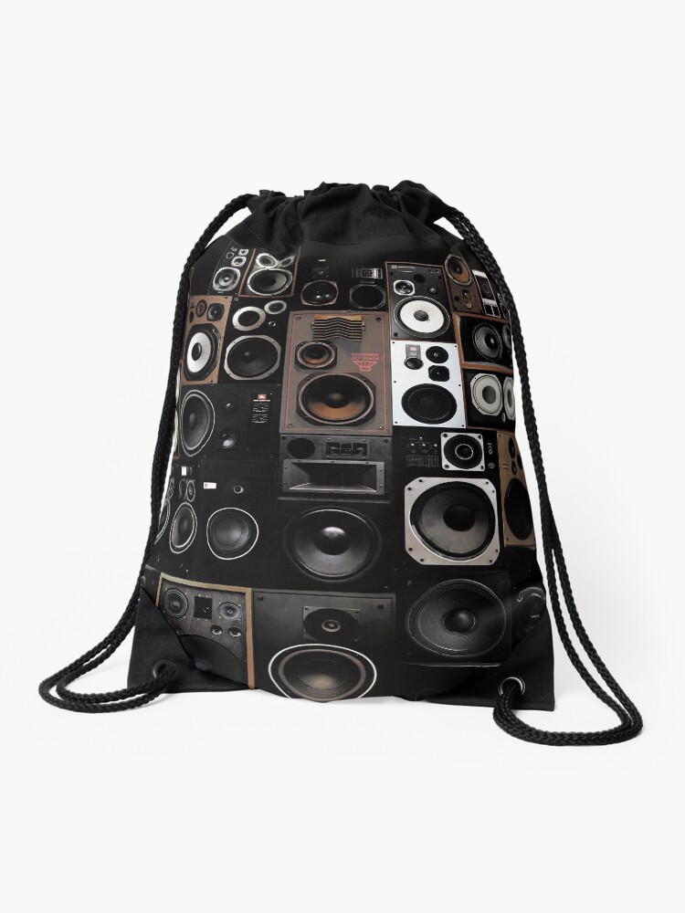 Thumbnail 1 of 3, Drawstring Bag, Audio designed and sold by Bulografik.