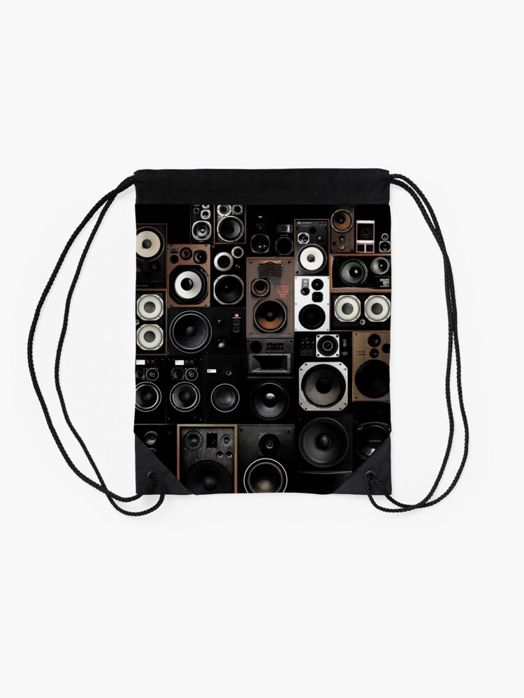 Thumbnail 2 of 3, Drawstring Bag, Audio designed and sold by Bulografik.