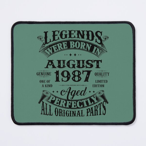 Item preview, 35th Birthday Legends Born In August 1987 35 Years Old designed and sold by xywuntwp40.