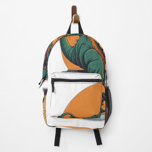 Item preview, Dinosaur on bicycle designed and sold by stickerbuddy01.