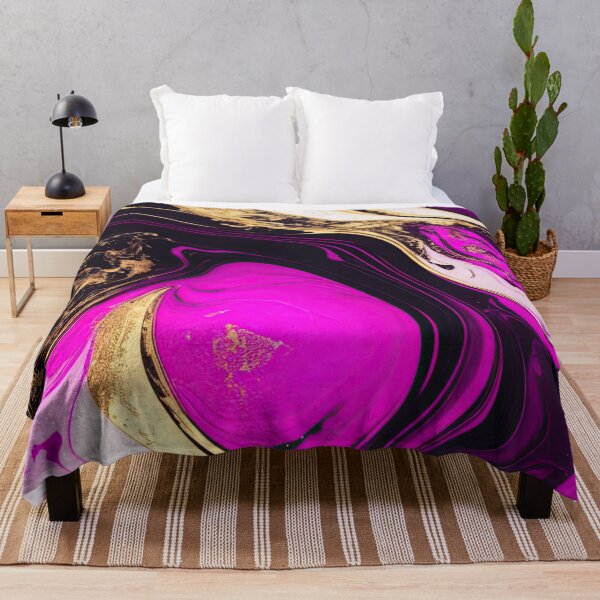 Item preview, Magenta gold marble designed and sold by fleurdesignart.