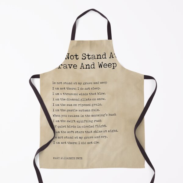 Artikelvorschau, Do Not Stand At My Grave And Weep - Mary Elizabeth Frye Poem - Literature Typewriter Print 1 Vintage entworfen und verkauft von Studio Grafiikka.