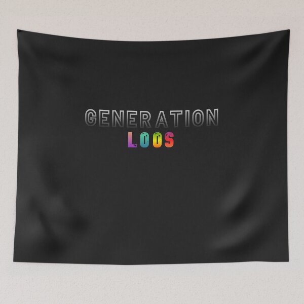 Item preview, generation loss, letters  designed and sold by CraktmanShop.
