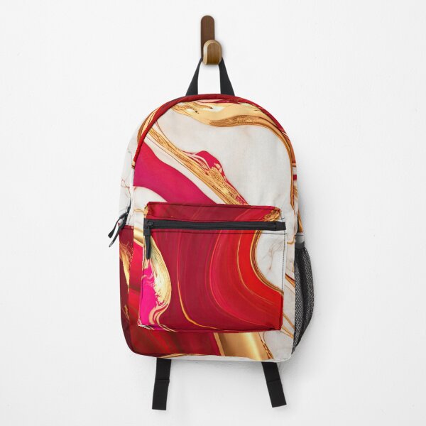 Item preview, red gold marble designed and sold by fleurdesignart.