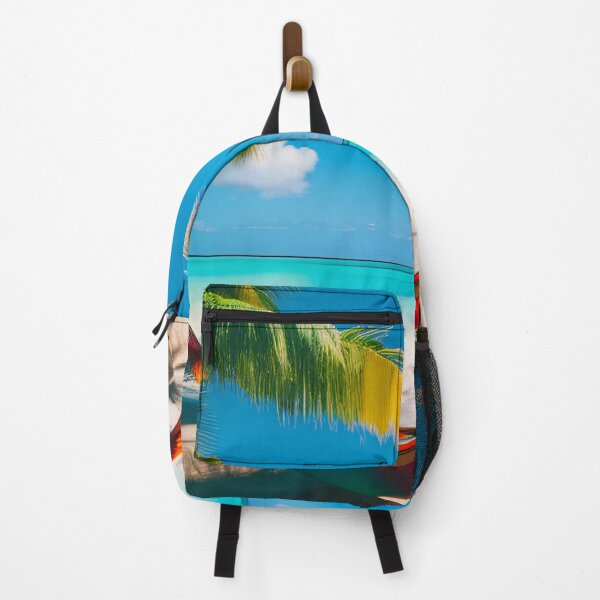 Item preview, Vacation Mode: Tropical Beach Stickers for a Carefree Getaway designed and sold by teespedia.