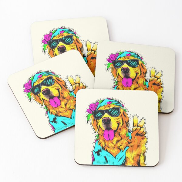 Item preview, Golden Retriever in Hawaii designed and sold by pocketart2023.